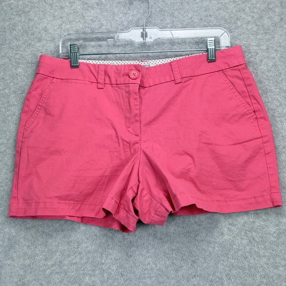 crown & ivy Pants - Crown & Ivy Shorts Women 12P Pink, preppy, coastal, vibrant, summer, Barbiecore